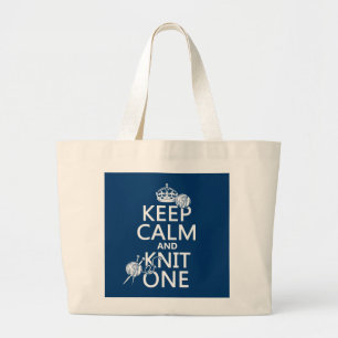 Hou kalm en nit één - alle kleuren grote tote bag