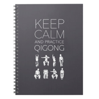 Hou kalm en oefen Qigong Notitieboek
