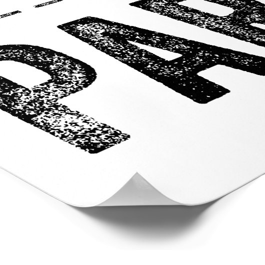 Hou kalm en PARTIJ aan. Poster (Hoek)