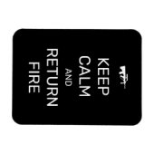 Hou kalm en retourbrand magneet (Horizontaal)