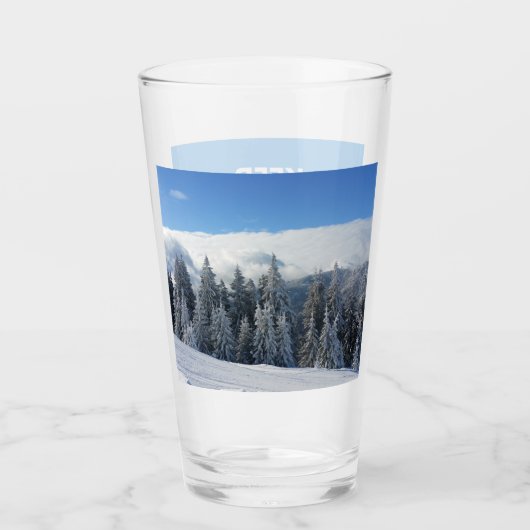 Hou kalm en skie op i Ski Slope Glas (Voorkant)