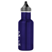 Hou kalm en speel viool waterfles (Rechts)