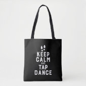 Hou kalm en tik dans Funny Danser Dans Draagtas (Voorkant)