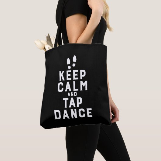 Hou kalm en tik dans Funny Danser Dans Draagtas (Dichtbij)