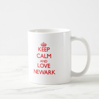 Hou kalm en verliefde Newark Koffiemok