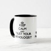 Hou kalm en vertrouw op je patholoog mok (Voorkant links)