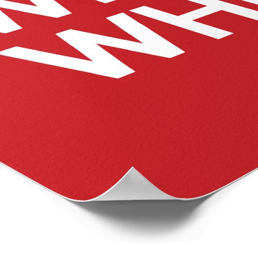 Hou kalm en Wheek Wheek Poster (Hoek)