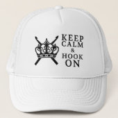 Hou kalm hak op hakselaartjes. trucker pet (Voorkant)