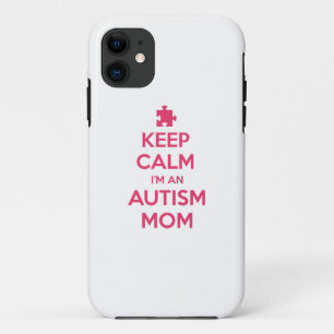 Hou kalm ik ben een autisme mama iPhone 11 hoesje