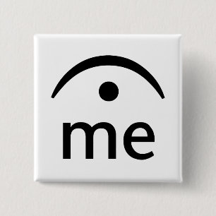 Hou me vast vierkante button 5,1 cm