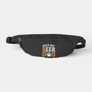 Hou Mijn Bier Hond Liefhebber Heuptasje