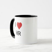 Hou niet van HR Ik hou van HR Human Resources Quot Mok (Voorkant links)