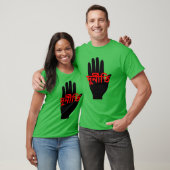 Hou op met de tekst corruptie in het Bengaals T-shirt (Unisex)