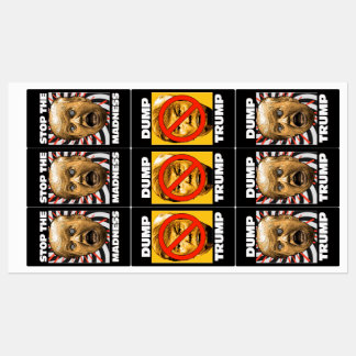 HOU OP MET DIE WAANZIN! DUMP TRUMP! LABELS