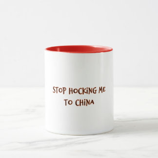 Hou op met me te verkopen aan China Mok
