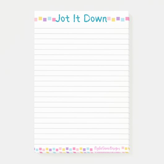 Hou op, Notitieblok Post-it® Notes (Voorkant)