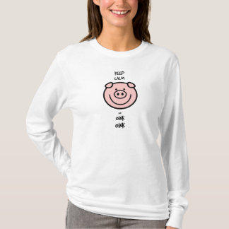 Hou rustig en oink, oink! t-shirt