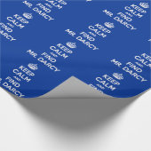 Hou rustig en zoek Mr Darcy. Cadeaupapier (Hoek)