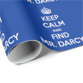 Hou rustig en zoek Mr Darcy. Cadeaupapier (Rol Hoek)