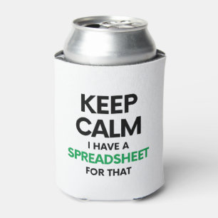 Hou rustig, ik heb daar een spreadsheet voor - Exc Blikjeskoeler
