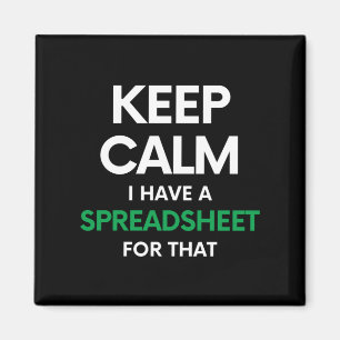 Hou rustig, ik heb daar een spreadsheet voor - Exc Magneet