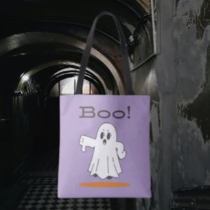 Hou! Sac fourre-tout drôle d'Halloween avec un gen