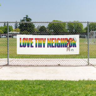 Hou Uw Buurman Lief Spandoek