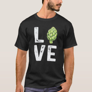 Hou van Artisjok Groente Kostuum Artisjok Liefhebb T-shirt