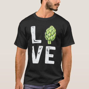 Hou van Artisjok Groente Kostuum Artisjok Liefhebb T-shirt