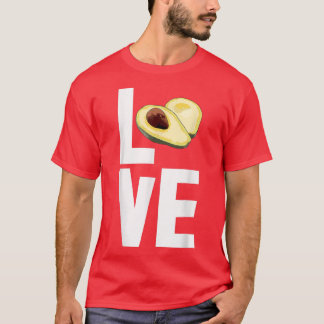 Hou van Avocado Grappige Avocado Vrucht Vrouwen700 T-shirt