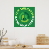 Hou van de Aarde, hou van elkaar Poster (Keuken)