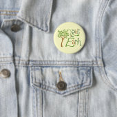 Hou van de Aarde Ronde Button 5,7 Cm (In situ)