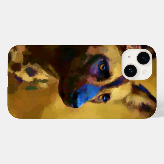 Hou van de Afrikaanse wilde hond Case-Mate iPhone Case (Achterkant (horizontaal))