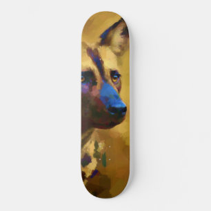 Hou van de Afrikaanse wilde hond Skateboard