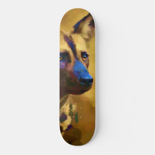 Hou van de Afrikaanse wilde hond Skateboard (Voorkant)