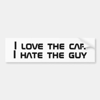 Hou van de auto, haat de man Tesla protest fix Bumpersticker