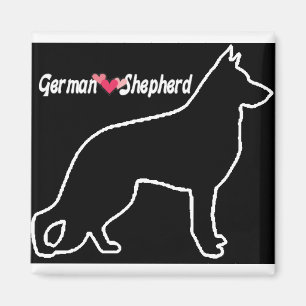 Hou van de Duitse Herder Hond Magneet