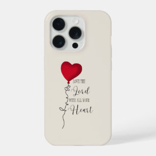 Hou van de Heer & Hartballon iPhone 15 Pro Hoesje