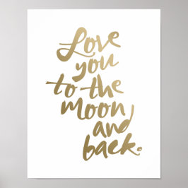 HOU VAN DE MOON 11x14' | POSTER TYPOGRAFIE