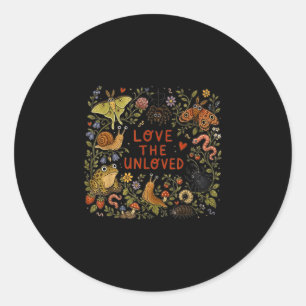 Hou van de onbeminde insecten entomologie ronde sticker