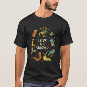Hou van de onbeminde schattige cartoon-insecten gr t-shirt
