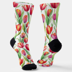 Hou van de tulpen sokken