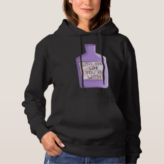 Hou van de wijn die je bent met Wine Geek Hoodie