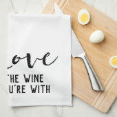 Hou van de wijn die je met wijn hebt theedoek (Quarter Fold)