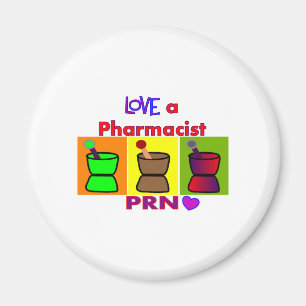 Hou van een apotheker, PRN T-shirts en cadeautjes Magneet