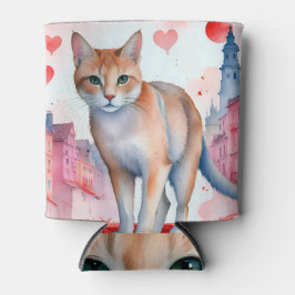 Hou van een kat blikjeskoeler