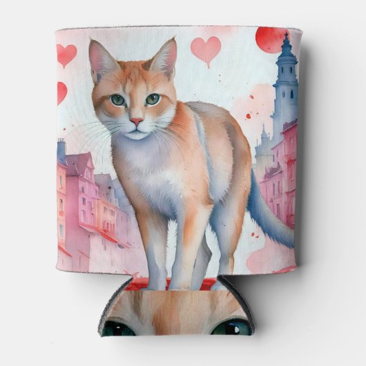 Hou van een kat blikjeskoeler (Voorkant)