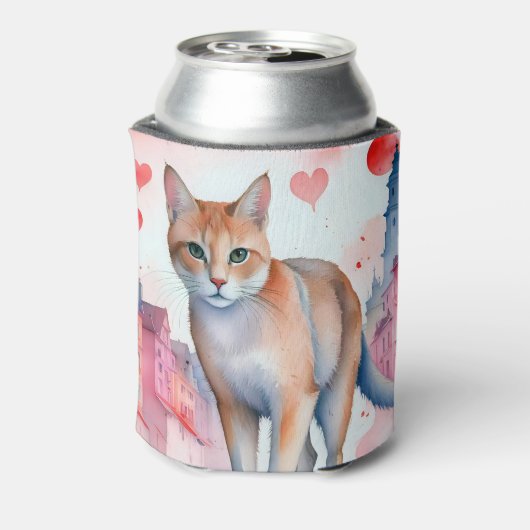 Hou van een kat blikjeskoeler (Blikje Achterkant)