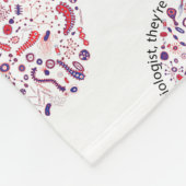 Hou van een microbioloog fleece deken (Hoek)