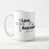 Hou van elkaar Cross Coffee Mok (Links)